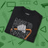 Born To Break T-Shirt, folded view, in Black cool under pressure, hot on the eyes