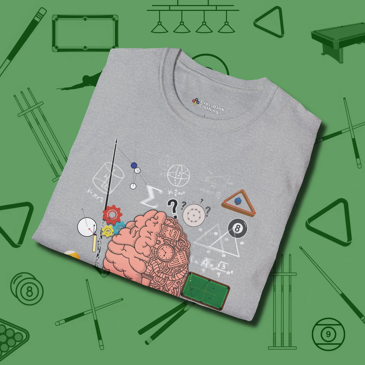 It Worked In My Head T-Shirt, folded view, in Sport Grey table-tested, street-approved style
