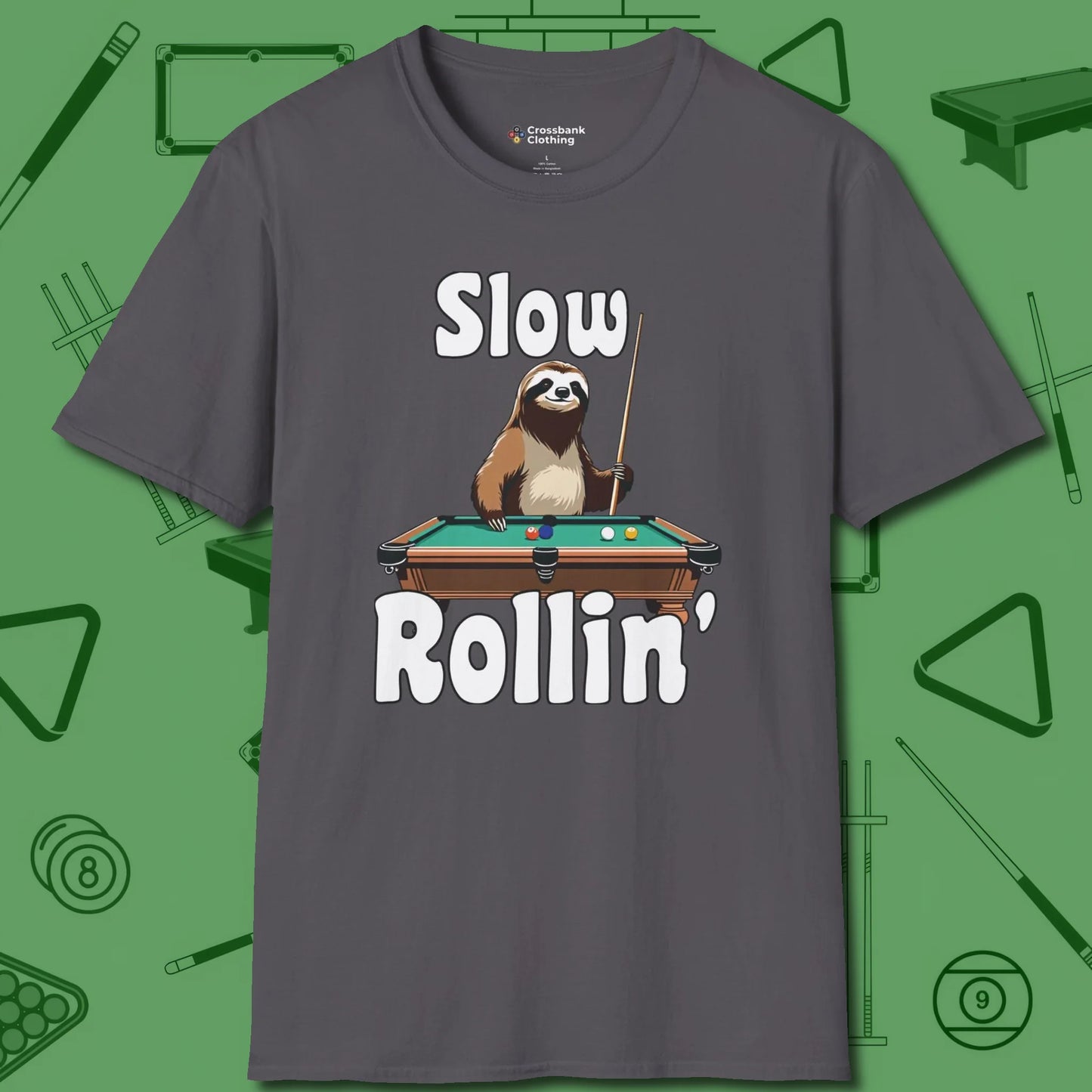 Slow Rollin' Sloth Pool T-Shirt
