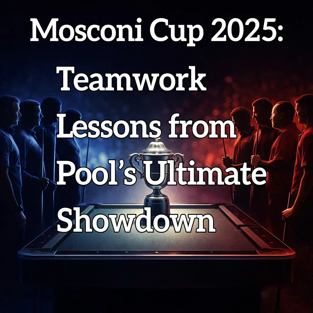 Team Europe competing against Team USA at the 2025 Mosconi Cup in London