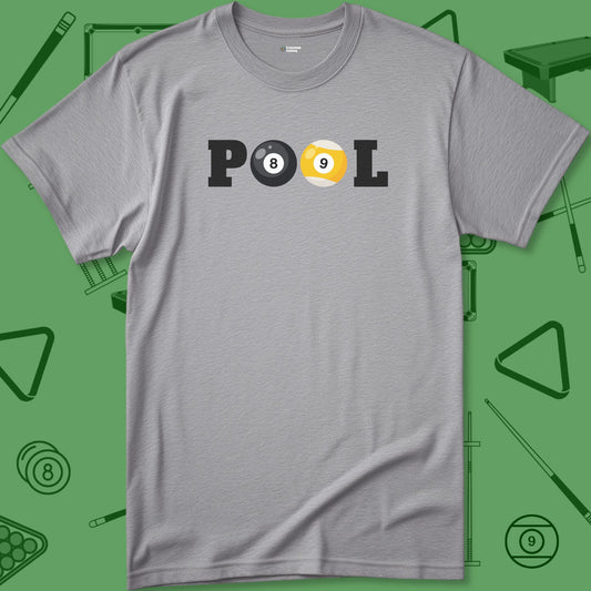 A T-Shirt with billiards-themed design from Crossbank Clothing