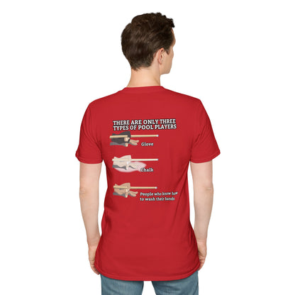 Custom Three Types of Pool Player T-Shirt