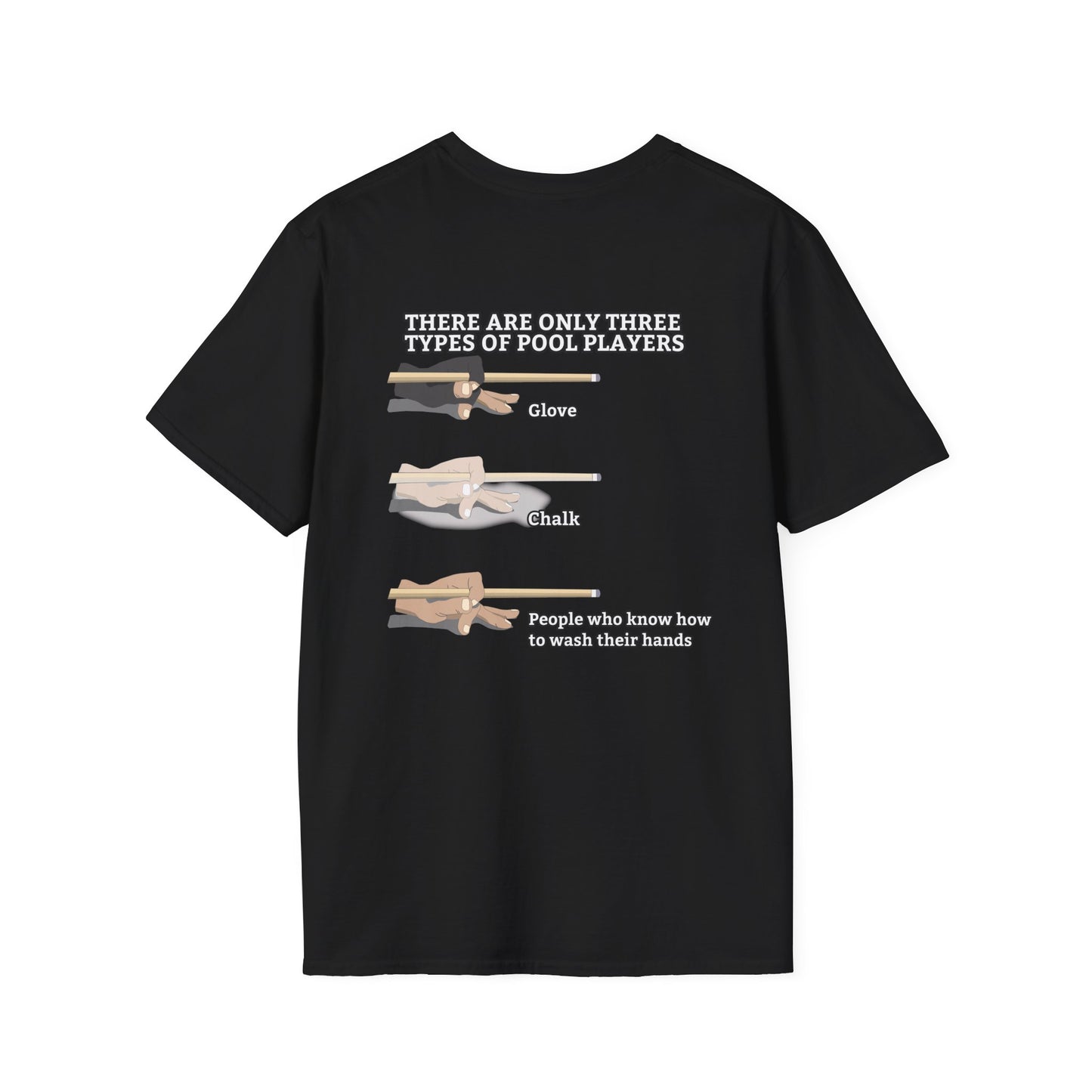 Custom Three Types of Pool Player T-Shirt