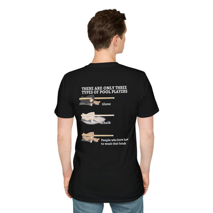 Custom Three Types of Pool Player T-Shirt