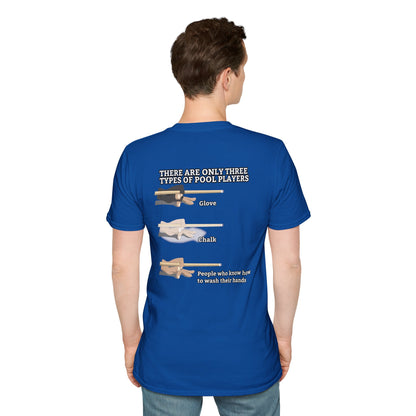 Custom Three Types of Pool Player T-Shirt