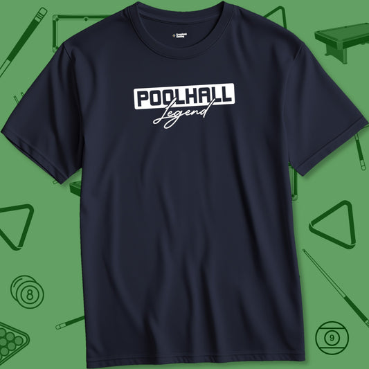 A T-Shirt with billiards-themed design from Crossbank Clothing