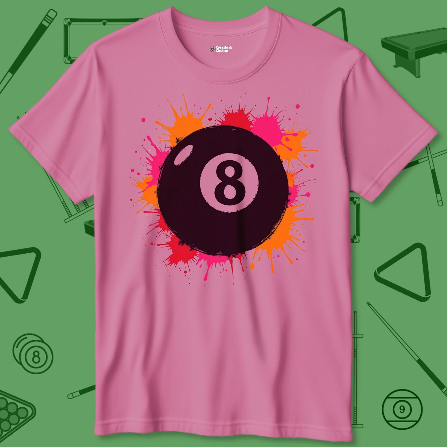 Paint Splatter Eight Ball T-Shirt