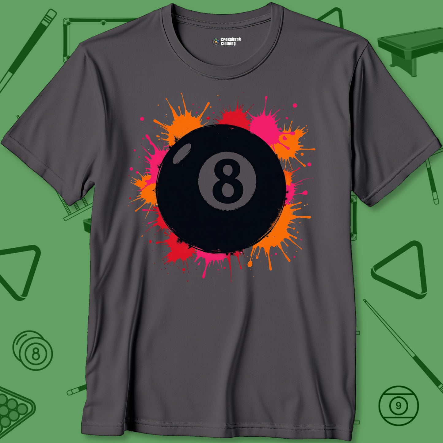 Paint Splatter Eight Ball T-Shirt