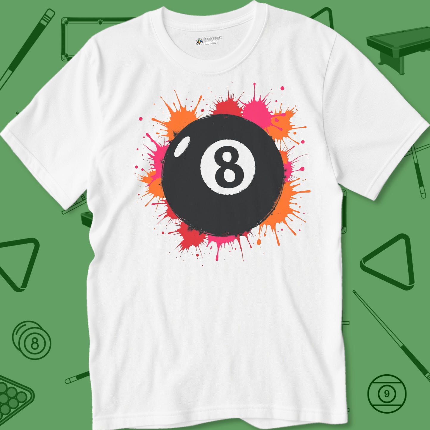 Paint Splatter Eight Ball T-Shirt