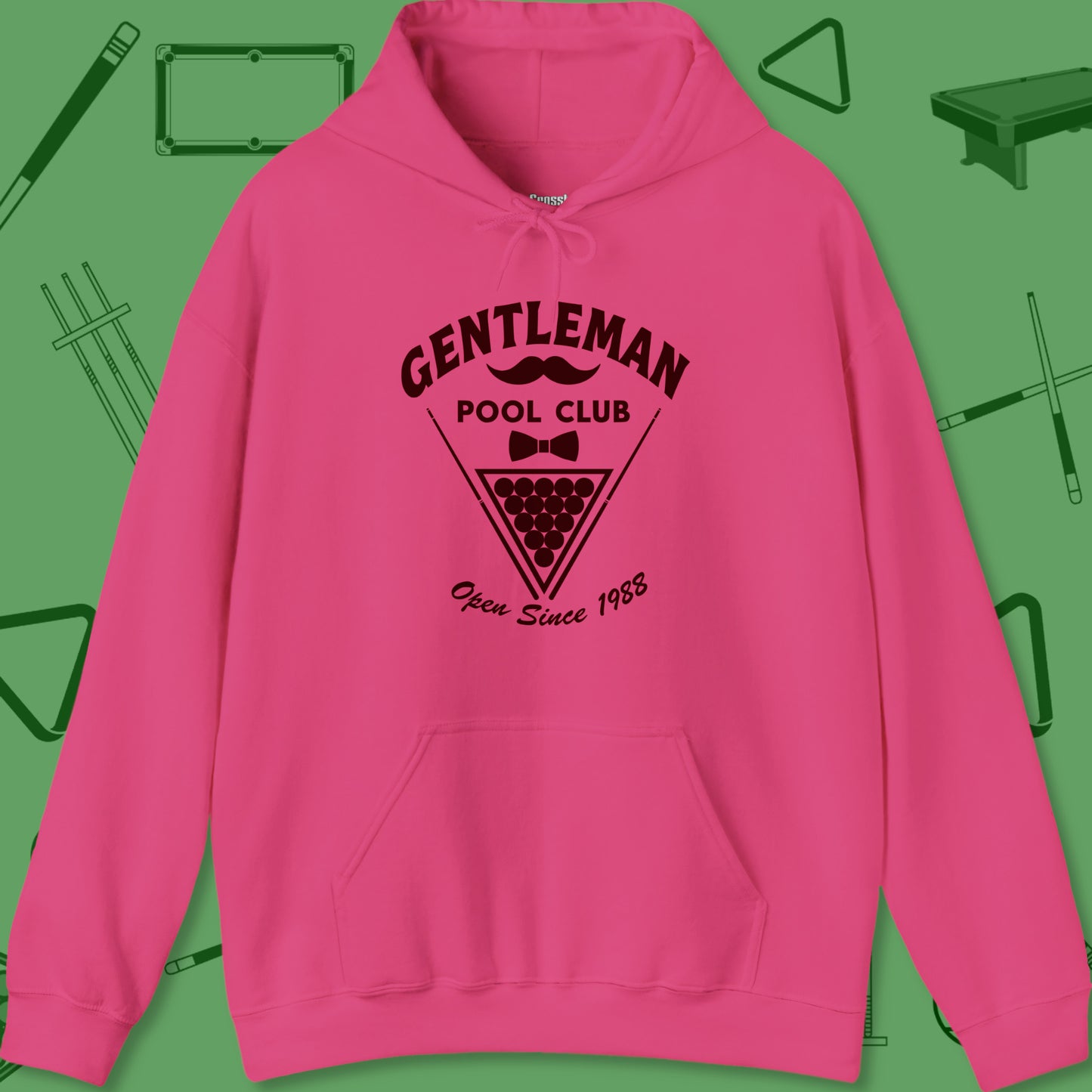 Gentleman Pool Club Billiards Hoodie