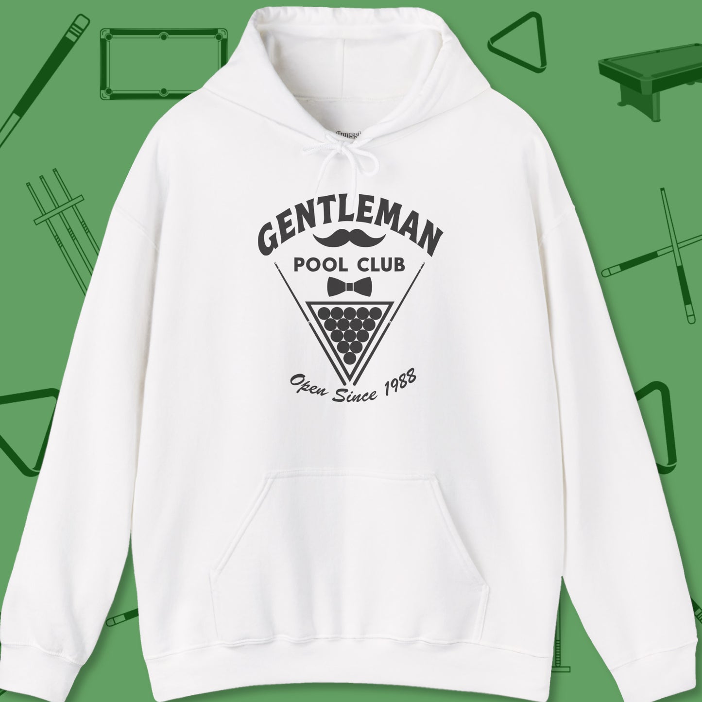 Gentleman Pool Club Billiards Hoodie