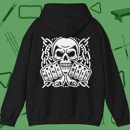 Skull & Chains Nine Ball Billiards Hoodie