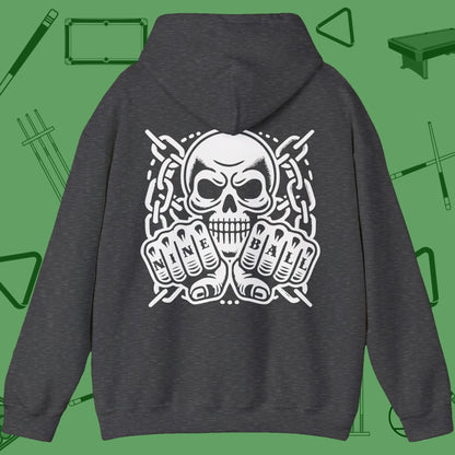 Skull & Chains Nine Ball Billiards Hoodie