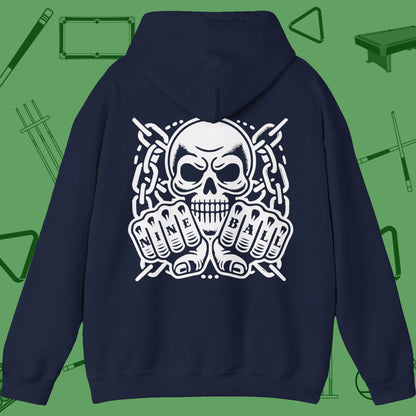 Skull & Chains Nine Ball Billiards Hoodie