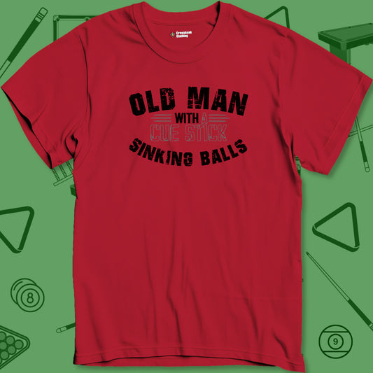 Old Man Sinking Balls T-Shirt