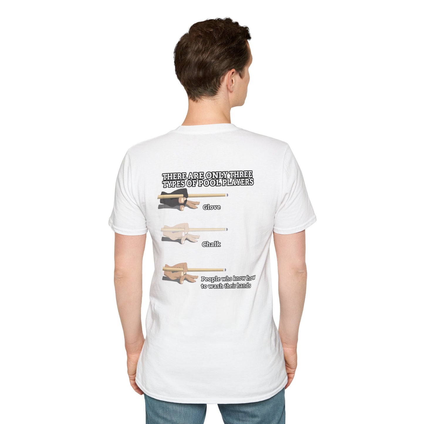 Custom Three Types of Pool Player T-Shirt