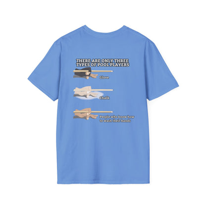 Custom Three Types of Pool Player T-Shirt