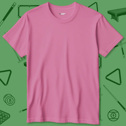 A T-Shirt with billiards-themed design from Crossbank Clothing