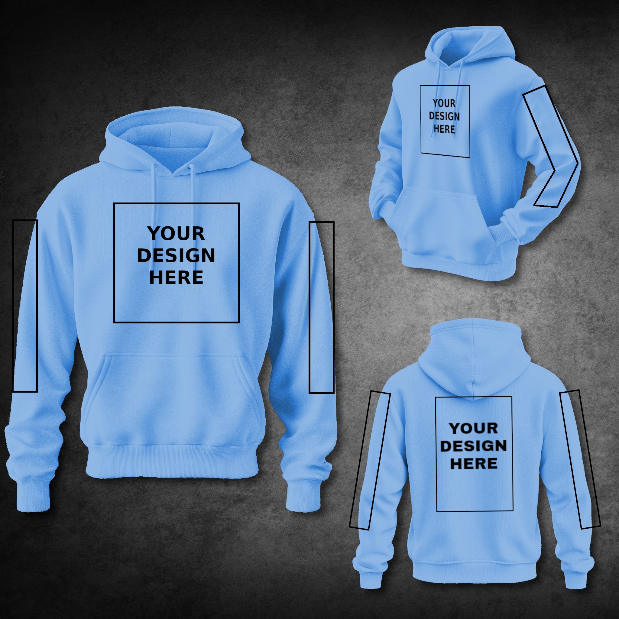 A Hoodie titled "Custom Billiards Hoodie" from Crossbank Clothing