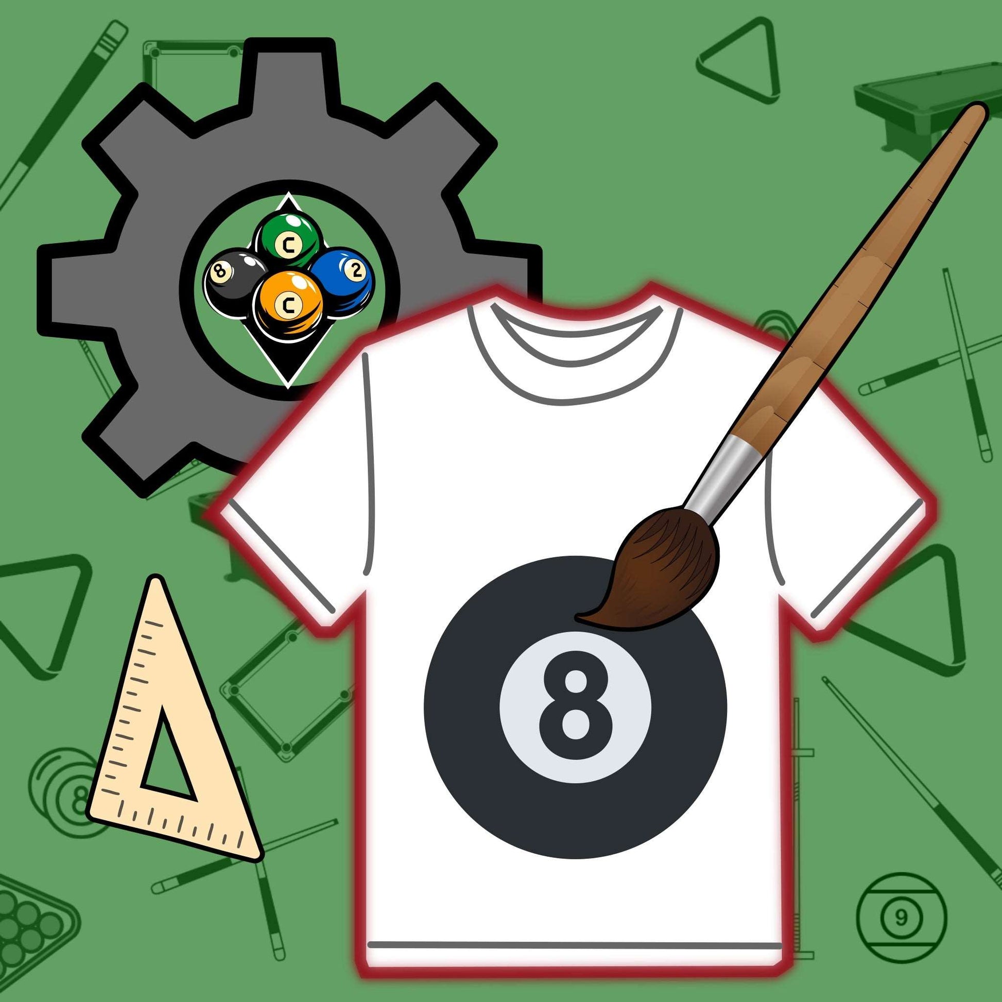 A Service with billiards-themed design from Crossbank Clothing