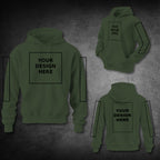 A Hoodie titled "Custom Billiards Hoodie" from Crossbank Clothing
