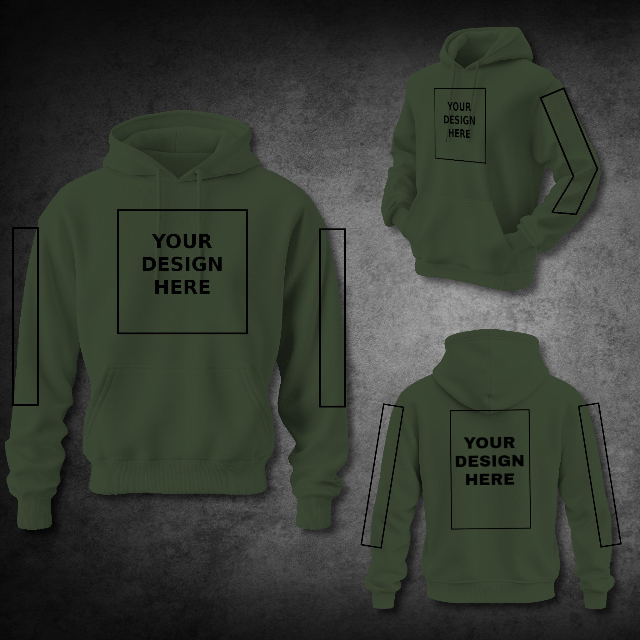 A Hoodie titled "Custom Billiards Hoodie" from Crossbank Clothing