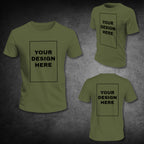 A T-Shirt titled "Custom Billiards T-Shirt" from Crossbank Clothing