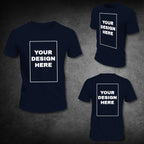 A T-Shirt titled "Custom Billiards T-Shirt" from Crossbank Clothing