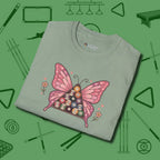 Billiards Butterfly T-Shirt, folded view, in Sage it’s not a hobby — it’s a lifestyle