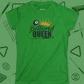 Billiard Queen Women's cut T-Shirt in Irish Green