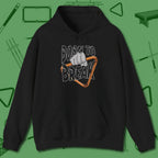 Born to Break Hoodie, front view, in Black for hustlers who keep it honest