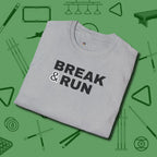 Break & Run T-Shirt, folded view, in Sport Grey cool under pressure, hot on the eyes