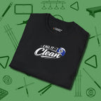 Call It Clean Ten Ball T-Shirt, folded view, in Black precise, confident, always in control