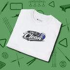 Call It Clean Ten Ball T-Shirt, folded view, in White cue sports swagger done right