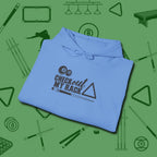 Check Out My Rack Hoodie, folded view, in Carolina Blue it’s not a hobby — it’s a lifestyle
