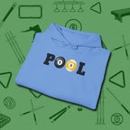 Classic Hoodie, folded view, in Carolina Blue like your stroke — smooth and deliberate