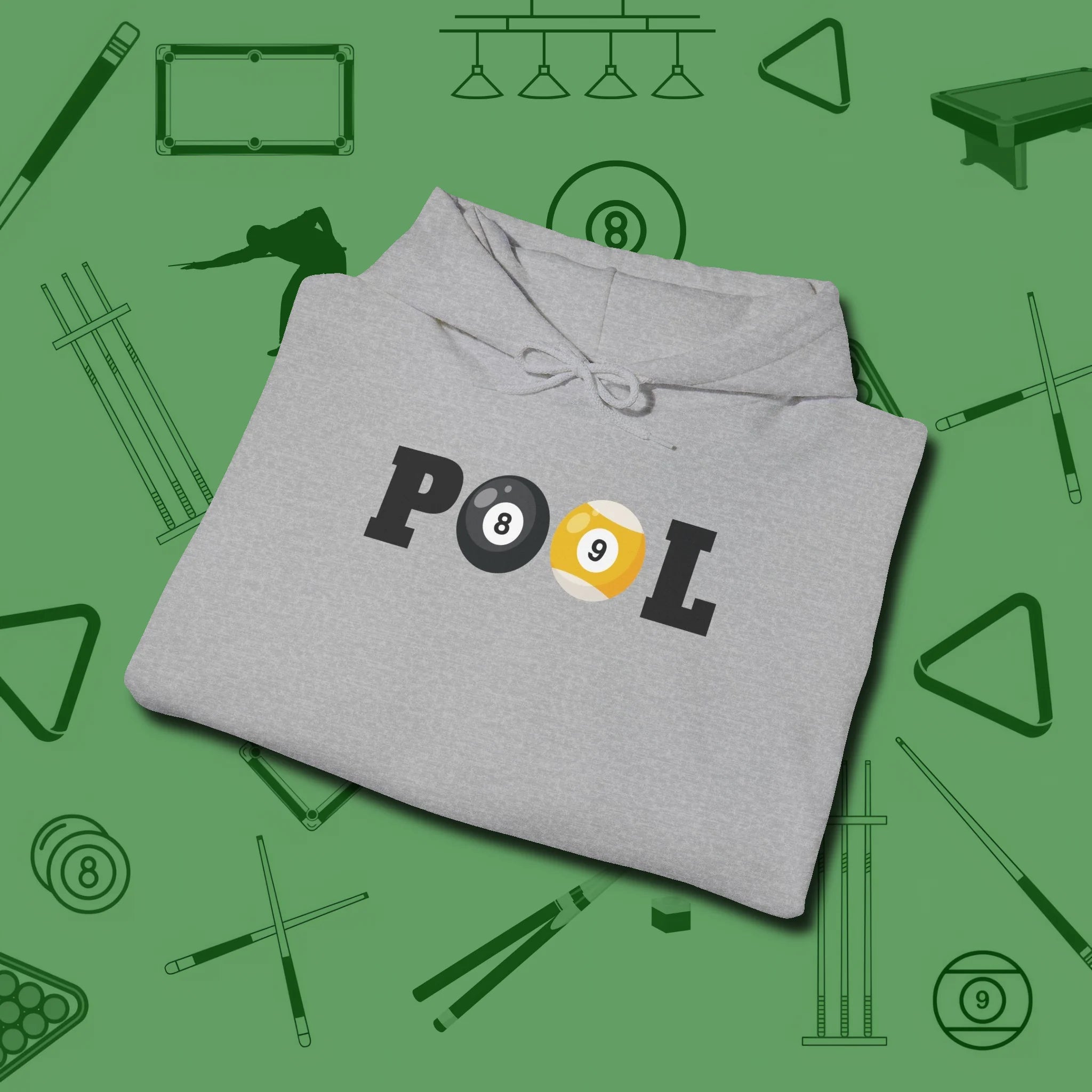 Classic Hoodie, folded view, in Sport Grey built for bold breaks and quiet confidence