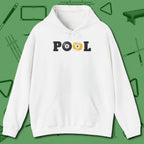 Classic Hoodie, front view, in White as serious as your stroke