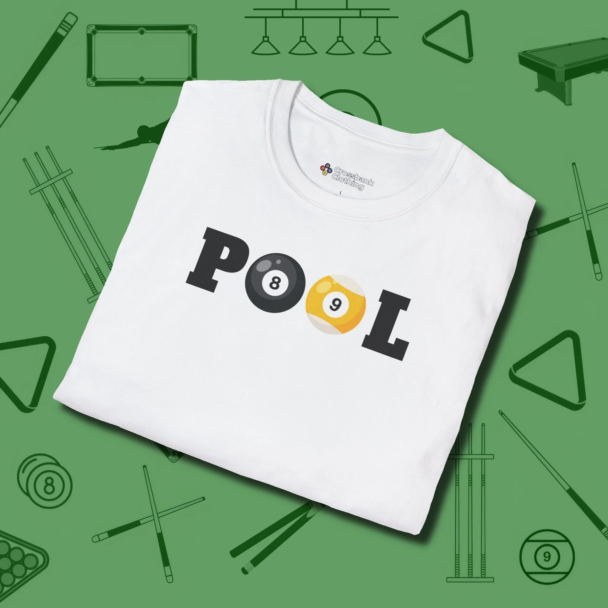 Classic T-Shirt, folded view, in White precise, confident, always in control