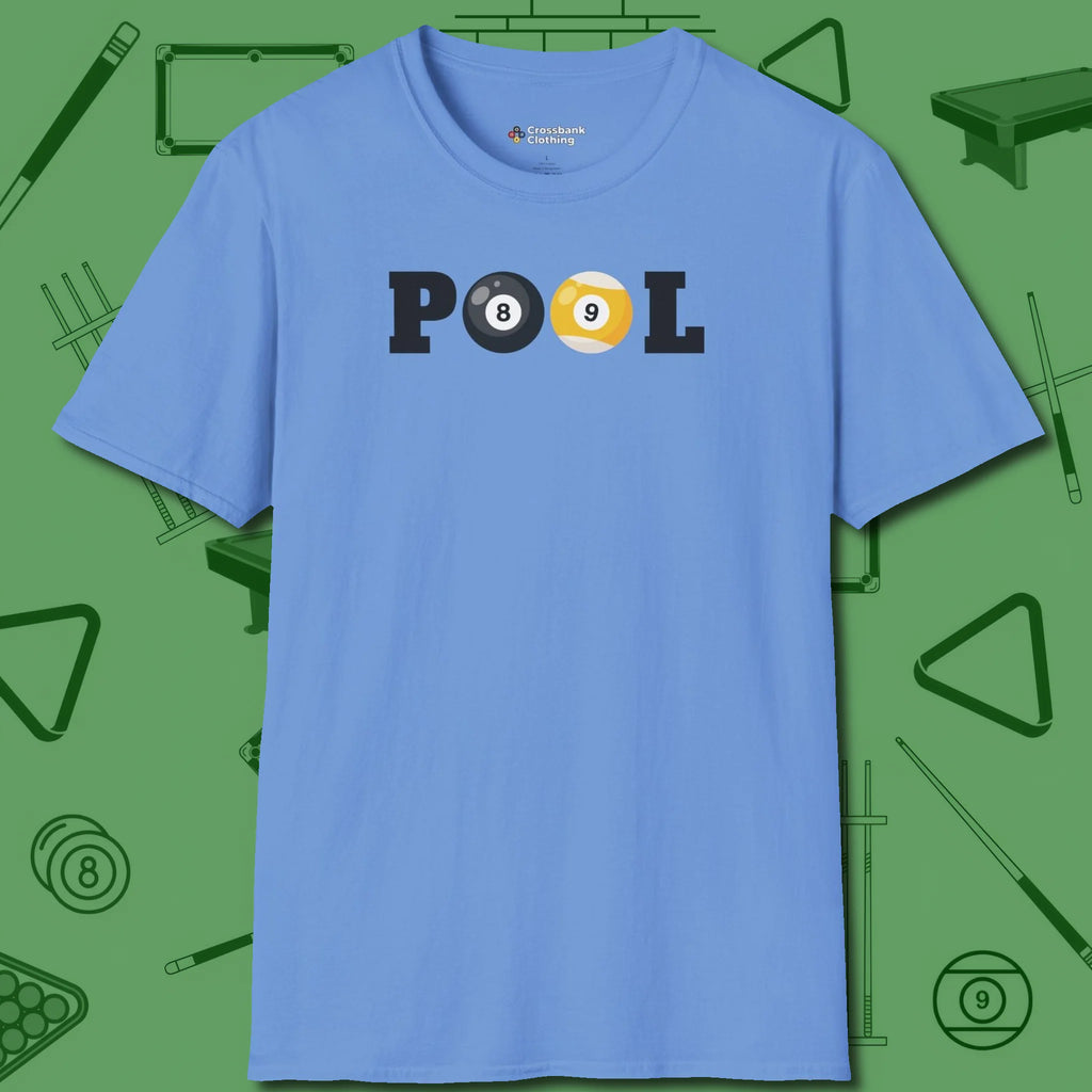 Classic T-Shirt, front view, in Carolina Blue ideal for clean hits and clean fits