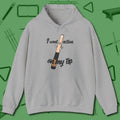 Cue Tip Action Hoodie, front view, in Sport Grey make every shot — and outfit — count