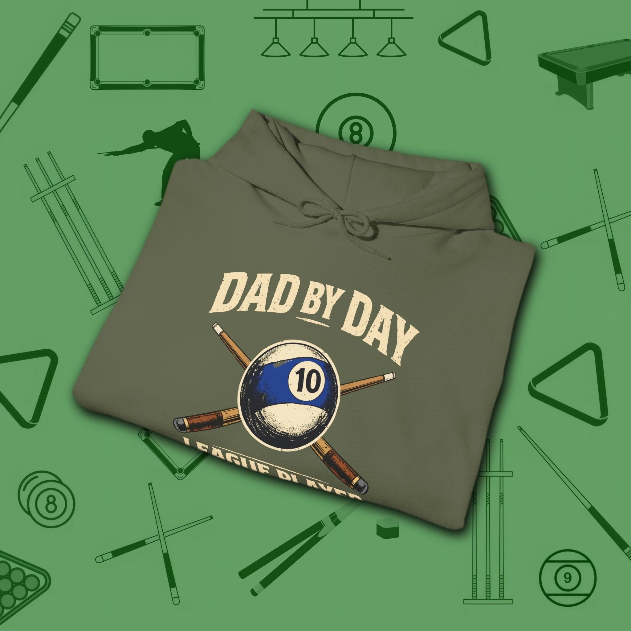 Dad by Day Pool Hoodie