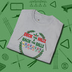 Deck the Halls T-Shirt, folded view, in Sport Grey made for pool sharks, not posers