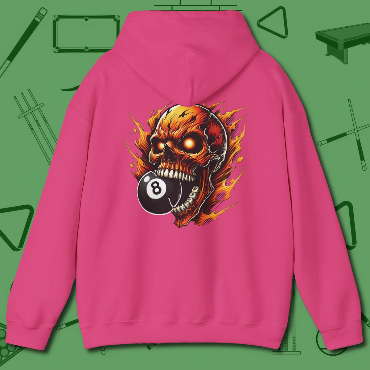 Demon Skull Eight Ball Hoodie