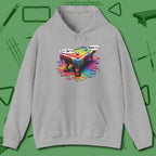 Don't Do Drugs Table Hoodie, front view, in Sport Grey what champions wear between racks