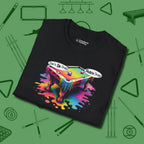Don't Do Drugs Table T-Shirt, folded view, in Black clean lines for dirty minds