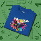 Don't Do Drugs Table T-Shirt, folded view, in Royal for hustlers who keep it honest