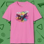 Don't Do Drugs Table T-Shirt, front view, in Azalea the shirt that plays position