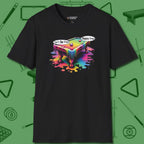 Don't Do Drugs Table T-Shirt, front view, in Black like your stroke — smooth and deliberate