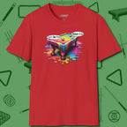 Don't Do Drugs Table T-Shirt, front view, in Red dress for the shot you want to take